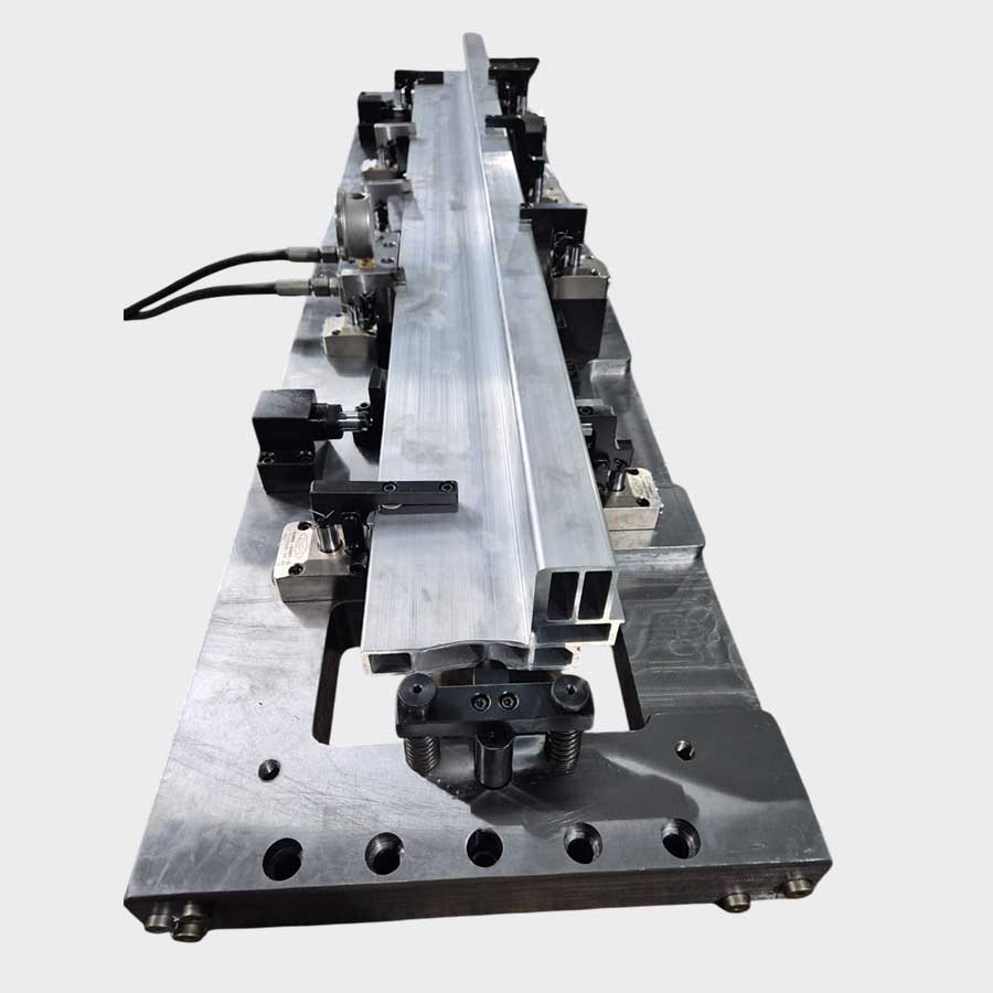 Rotary Hydraulic Fixture For Rear Member