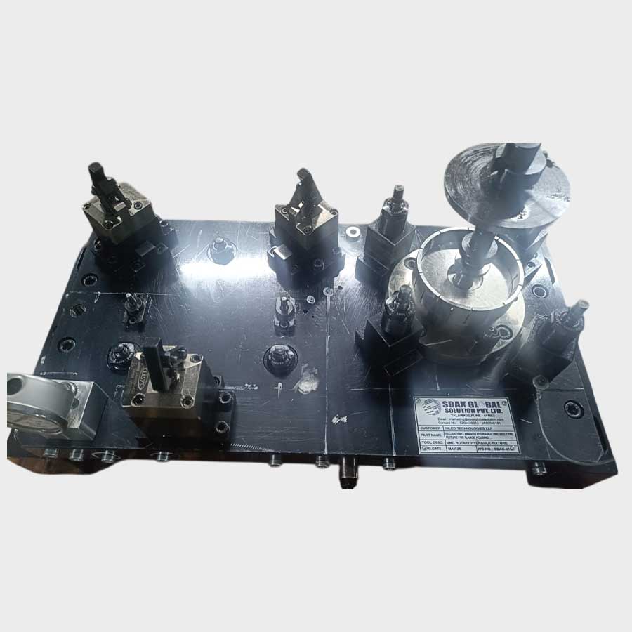 VMC Hydraulic Rotary Fixture